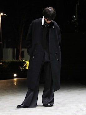 「スタッフセンバツ」｜「アイテム（ジャケット/アウター）」を使った、田中 景樹 駿一朗さん（メンズ・173cm）の秋コーディネート