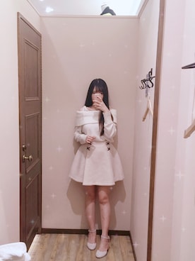 「axes femme（アクシーズファム）のアイテム（バレエシューズ）」を使った、Morningさん（レディース・164cm）の春コーディネート