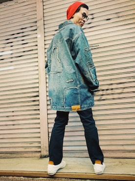 「TWOXPIECE」｜TWO PIECE 丫撇さん（メンズ・171cm）の冬コーディネート