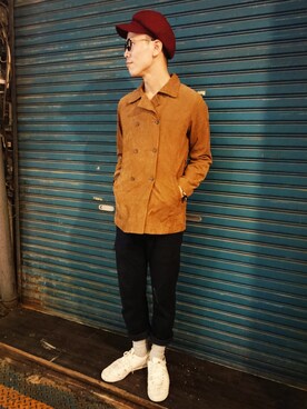 「TWOXPIECE」｜TWO PIECE 丫撇さん（メンズ・171cm）の冬コーディネート