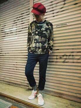 「TWOXPIECE」｜TWO PIECE 丫撇さん（メンズ・171cm）の冬コーディネート