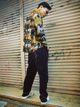 「TWOXPIECE」｜TWO PIECE 丫撇さん（メンズ・171cm）の冬コーディネート