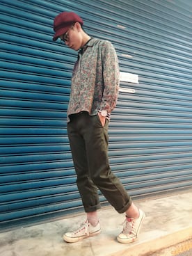 「TWOXPIECE」｜TWO PIECE 丫撇さん（メンズ・171cm）の冬コーディネート