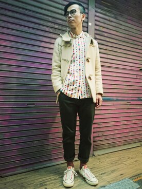 「TWOXPIECE」｜TWO PIECE 丫撇さん（メンズ・171cm）の冬コーディネート