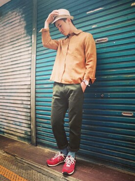 「TWOXPIECE」｜TWO PIECE 丫撇さん（メンズ・171cm）の冬コーディネート