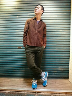 「TWOXPIECE」｜TWO PIECE 丫撇さん（メンズ・171cm）の冬コーディネート