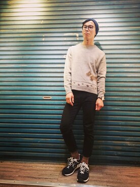 「TWOXPIECE」｜TWO PIECE 丫撇さん（メンズ・171cm）の冬コーディネート