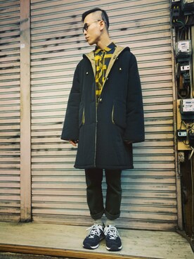 「TWOXPIECE」｜TWO PIECE 丫撇さん（メンズ・171cm）の冬コーディネート