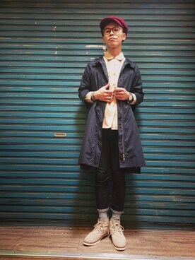 「TWOXPIECE」｜TWO PIECE 丫撇さん（メンズ・171cm）の冬コーディネート