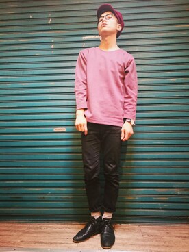 「TWOXPIECE」｜TWO PIECE 丫撇さん（メンズ・171cm）の冬コーディネート