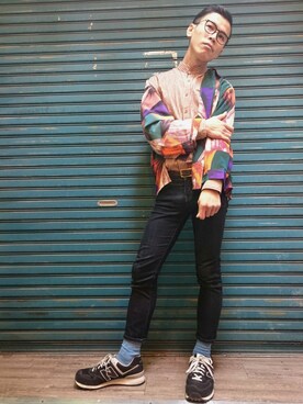 「TWOXPIECE」｜TWO PIECE 丫撇さん（メンズ・171cm）の春コーディネート