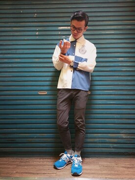 「TWOXPIECE」｜TWO PIECE 丫撇さん（メンズ・171cm）の春コーディネート