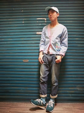 「TWOXPIECE」｜TWO PIECE 丫撇さん（メンズ・171cm）の春コーディネート