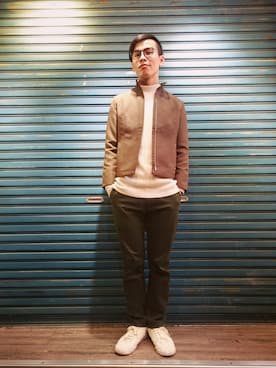 「vintageshop」｜TWO PIECE 丫撇さん（メンズ・171cm）の春コーディネート