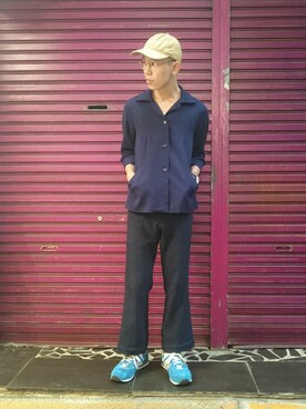 「アイテム（ブルゾン）」を使った、TWO PIECE 丫撇さん（メンズ・171cm・30代）の秋コーディネート