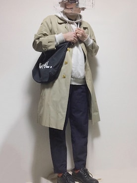 「MHL.」｜「アイテム（その他アウター）」を使った、たくさん（メンズ・175cm）の冬コーディネート