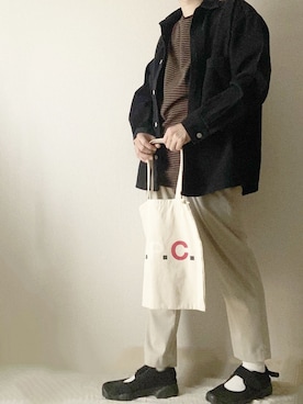 「Steven Alan」｜「アイテム（デニムジャケット）」を使った、たくさん（メンズ・175cm）の春コーディネート