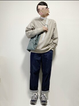 「Steven Alan（スティーブンアラン）のアイテム（スウェット）」を使った、たくさん（メンズ・175cm）の秋コーディネート