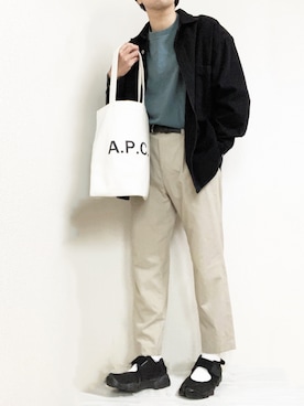 「Steven Alan」｜「アイテム（その他）」を使った、たくさん（メンズ・175cm）の春コーディネート