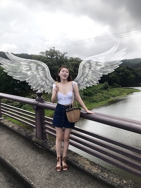「伊勢神宮」｜「アイテム（サンダル）」を使った、YuuNa_ ღさん（レディース・163cm）の夏コーディネート