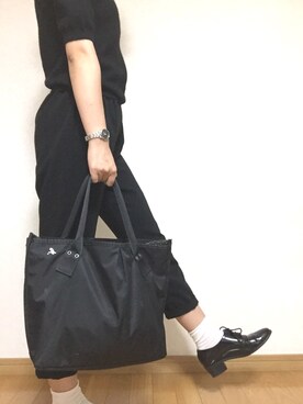 「grove（グローブ）のアイテム（レッグウェア）」を使った、hiroさん（レディース・158cm）の秋コーディネート