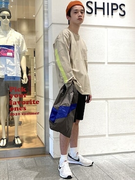 永松さん（メンズ・166cm）の夏コーディネート