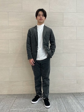 永松さん（メンズ・166cm）の秋コーディネート