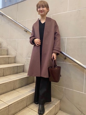 uamomo02さん（レディース・159cm）の冬コーディネート