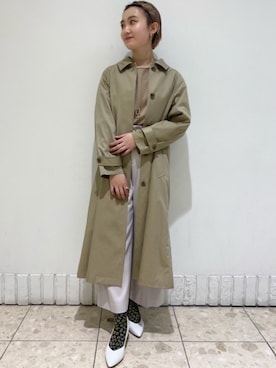 「一押しのアウタースタイル」｜「アイテム（ジャケット/アウター）」を使った、uamomo02さん（レディース・159cm）の冬コーディネート