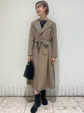 「一押しのアウタースタイル」｜uamomo02さん（レディース・159cm）の冬コーディネート