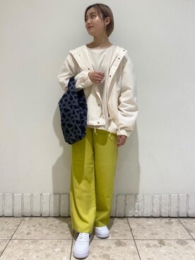 「green label relaxing（グリーンレーベルリラクシング）のアイテム（その他アウター）」を使った、uamomo02さん（レディース・159cm）の冬コーディネート