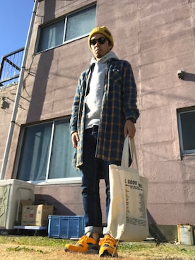 まつさん（メンズ・173cm）の冬コーディネート