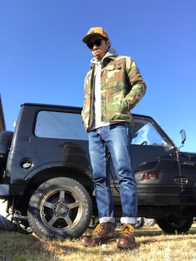 まつさん（メンズ・173cm）の冬コーディネート