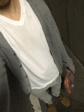 「SOLMATE SOCKS（ソルメイトソックス）のアイテム」を使った、まつさん（メンズ・173cm）の春コーディネート