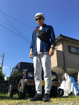 まつさん(メンズ・173cm)の春コーディネート