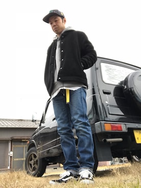 まつさん（メンズ・173cm）の冬コーディネート