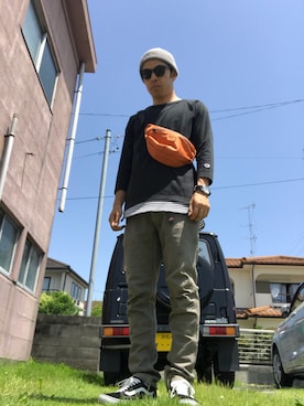 まつさん（メンズ・173cm）の夏コーディネート