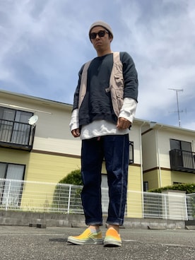 15秋冬 Aging Sweat Big Crew を使ったメンズ人気ファッションコーディネート Wear
