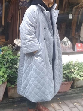 「キルティングコート」｜bsknst93さん（レディース・153cm）の冬コーディネート