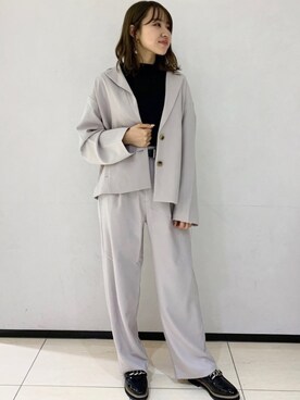 mihoさん（レディース・156cm）の秋コーディネート