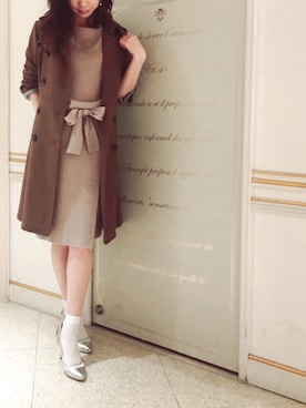 aya.m☺︎さん（レディース・161cm）の春コーディネート