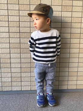 kontsuさん（キッズ・90cm）の冬コーディネート
