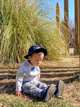 kontsuさん（キッズ・90cm）の冬コーディネート