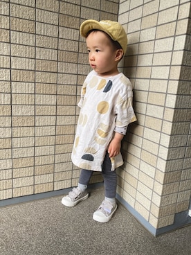 kontsuさん（キッズ・90cm）の春コーディネート