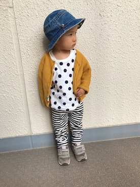 kontsuさん（キッズ・90cm）の春コーディネート