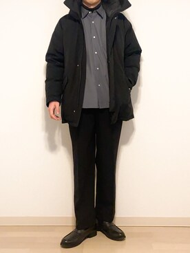 「URBAN RESEARCH（アーバンリサーチ）のアイテム（ダウンジャケット/コート）」を使った、マユタラさん（メンズ・169cm）の冬コーディネート