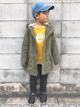 ＨａｒｕＳｕｂａさん（キッズ・110cm）の冬コーディネート