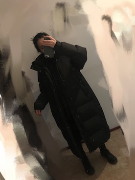 阿一古吖さん（レディース・160cm）の冬コーディネート