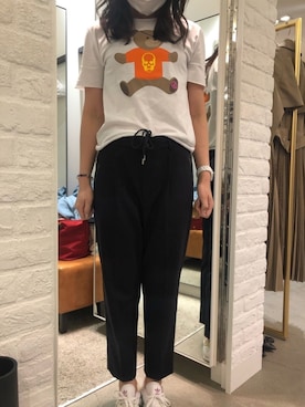「Lucien Pellat-Finet（ルシアンペラフィネ）のアイテム（パンツ）」を使った、Snowさん（レディース・164cm）の春コーディネート