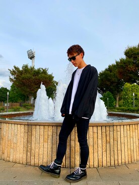 「アイテム（ピアス（片耳用））」を使った、おたけさん（メンズ・174cm）の秋コーディネート